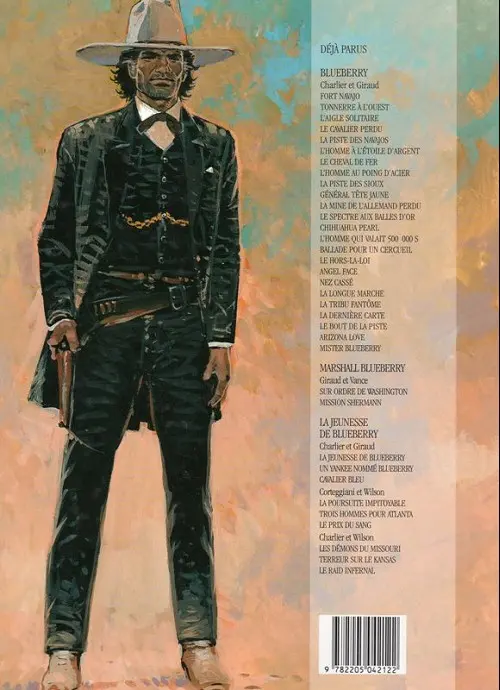Verso de l'album Blueberry Tome 1 Fort Navajo