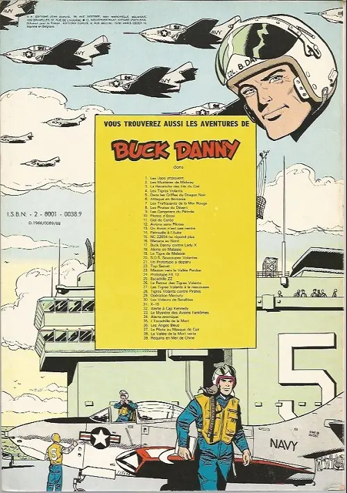 Verso de l'album Buck Danny Tome 1 Les japs attaquent