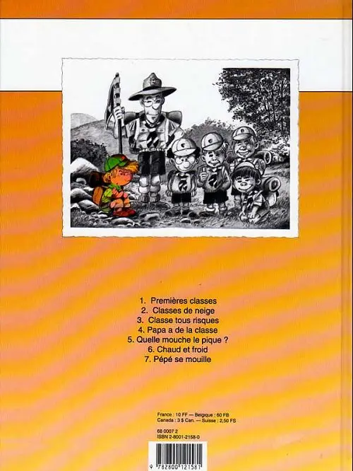 Verso de l'album Cédric Tome 4 Papa a de la classe