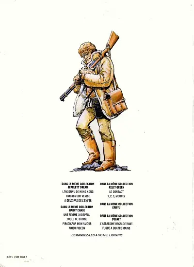 Verso de l'album Cobalt Tome 1 Fugue à quatre mains
