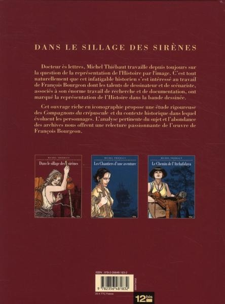 Verso de l'album Les Compagnons du crépuscule Dans le sillage des sirènes