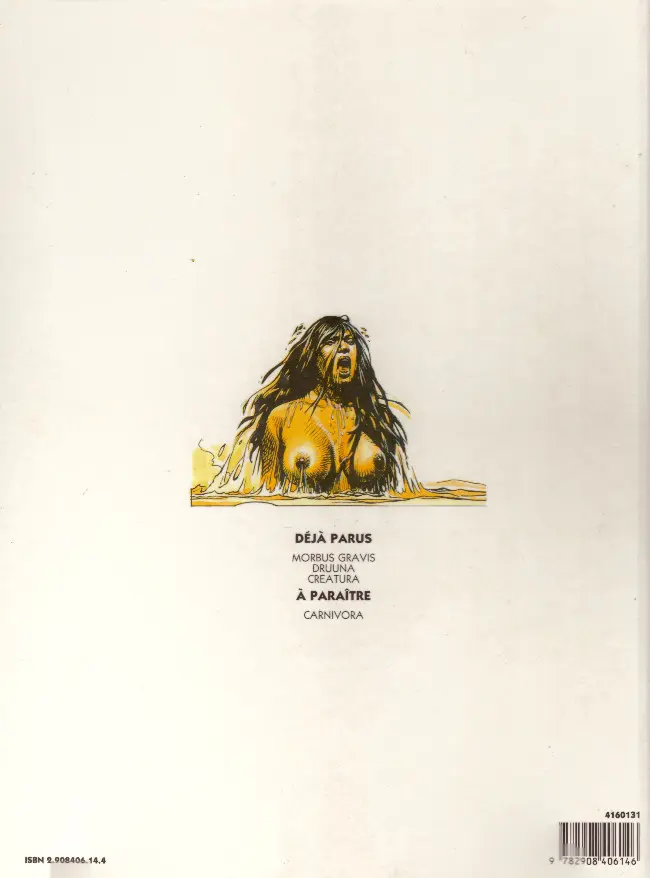 Verso de l'album Druuna Tome 1 Morbus Gravis
