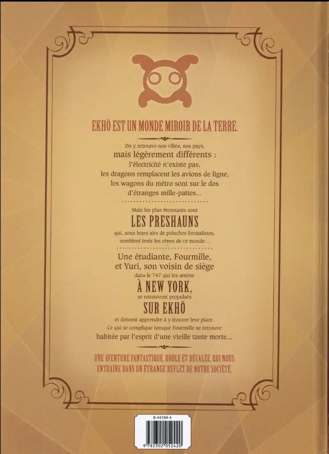 Verso de l'album Ekhö monde miroir Tome 1 New York