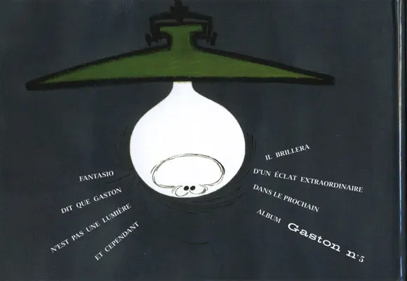 Verso de l'album Gaston Tome 4 Gaffes en gros