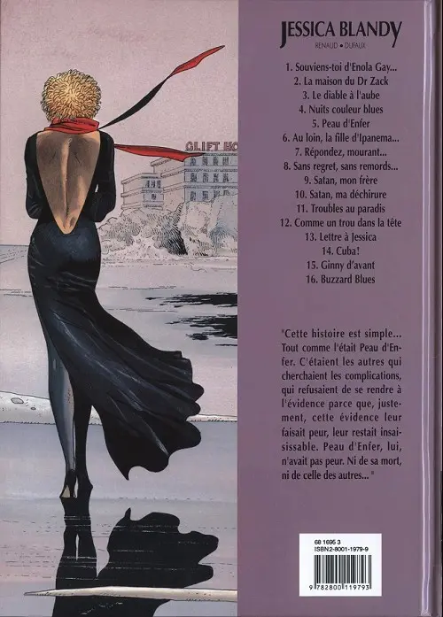 Verso de l'album Jessica Blandy Tome 5 Peau d'Enfer