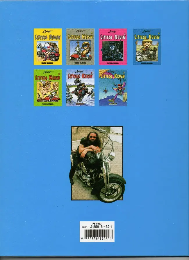 Verso de l'album Litteul Kévin Tome 4