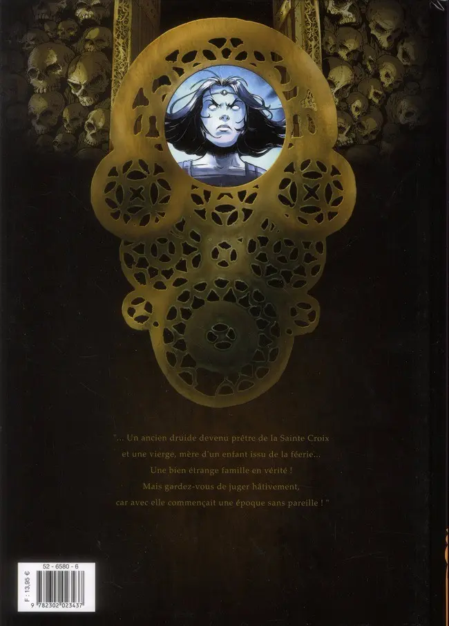 Verso de l'album Merlin Tome 1 La colère d'Ahès