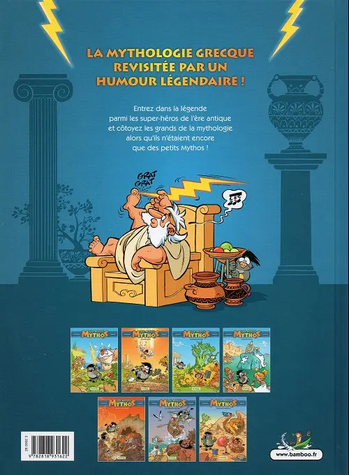 Verso de l'album Les Petits Mythos Tome 4 Poséidon d'avril