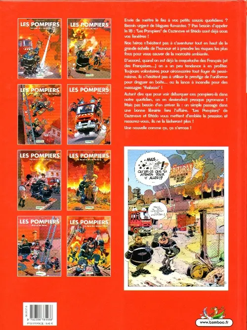 Verso de l'album Les Pompiers Tome 5 Hommes des casernes