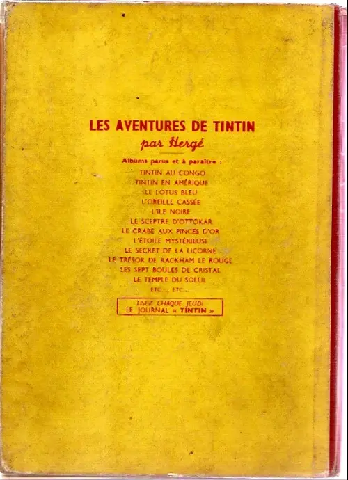 Verso de l'album Quick et Flupke - Gamins de Bruxelles 2e série