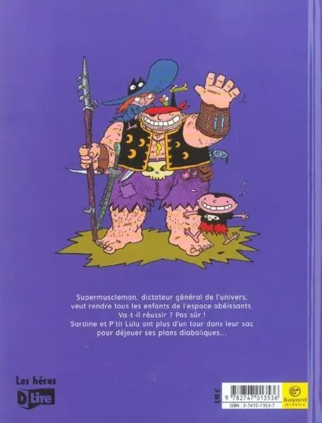 Verso de l'album Sardine de l'espace Tome 1 Le doigt dans l'œil