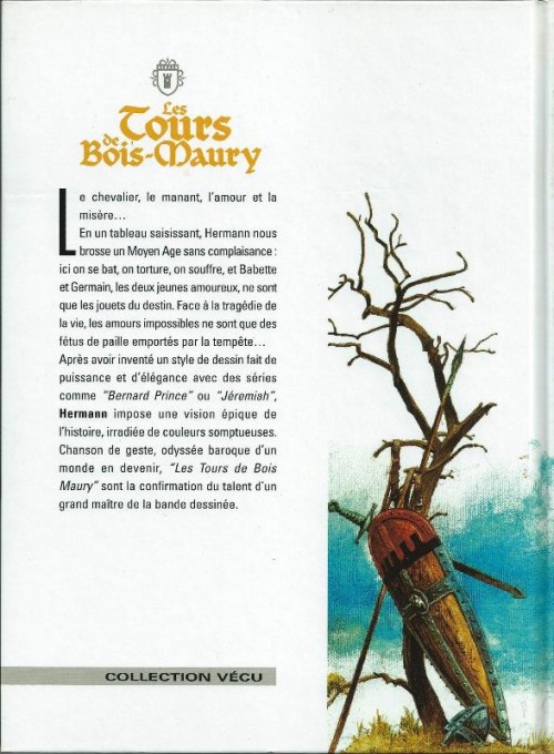 Verso de l'album Les Tours de Bois-Maury Tome 1 Babette
