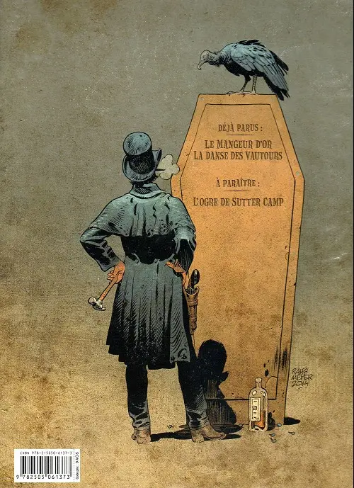 Verso de l'album Undertaker Tome 1 Le Mangeur d'or