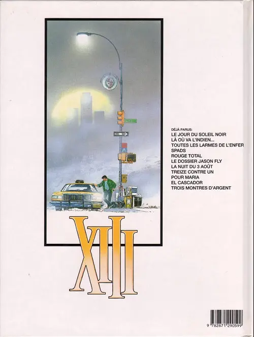 Verso de l'album XIII Tome 6 Le dossier Jason Fly