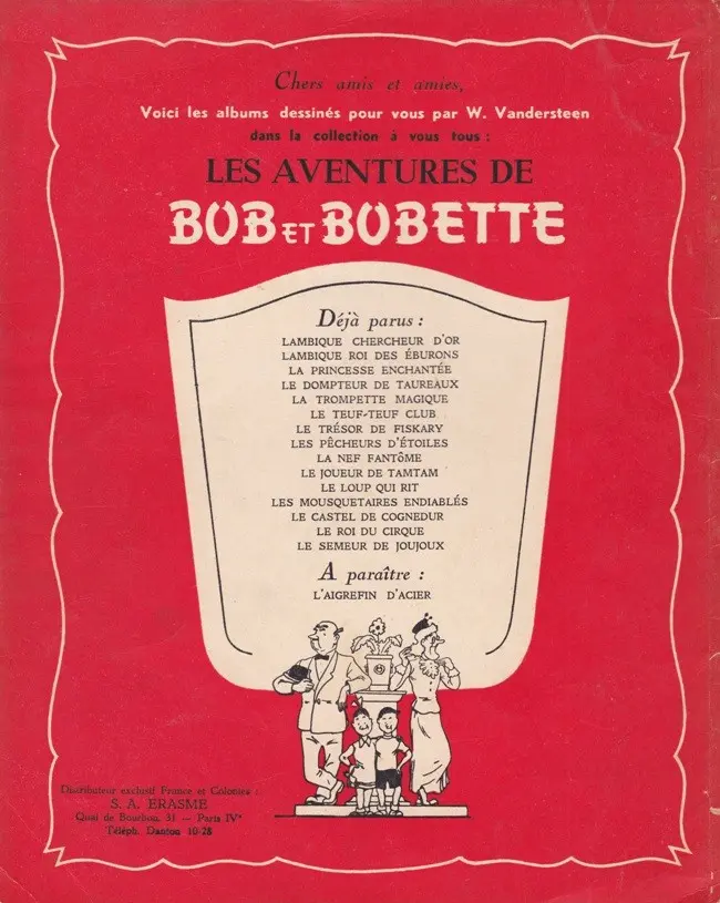 Verso de l'album Bob et Bobette Tome 15 Le semeur de joujoux