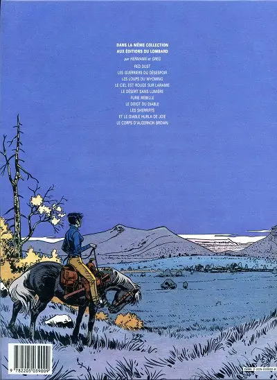 Verso de l'album Comanche Tome 11 Les fauves