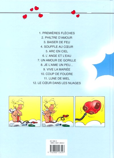 Verso de l'album Cupidon Tome 12 Le cœur dans les nuages