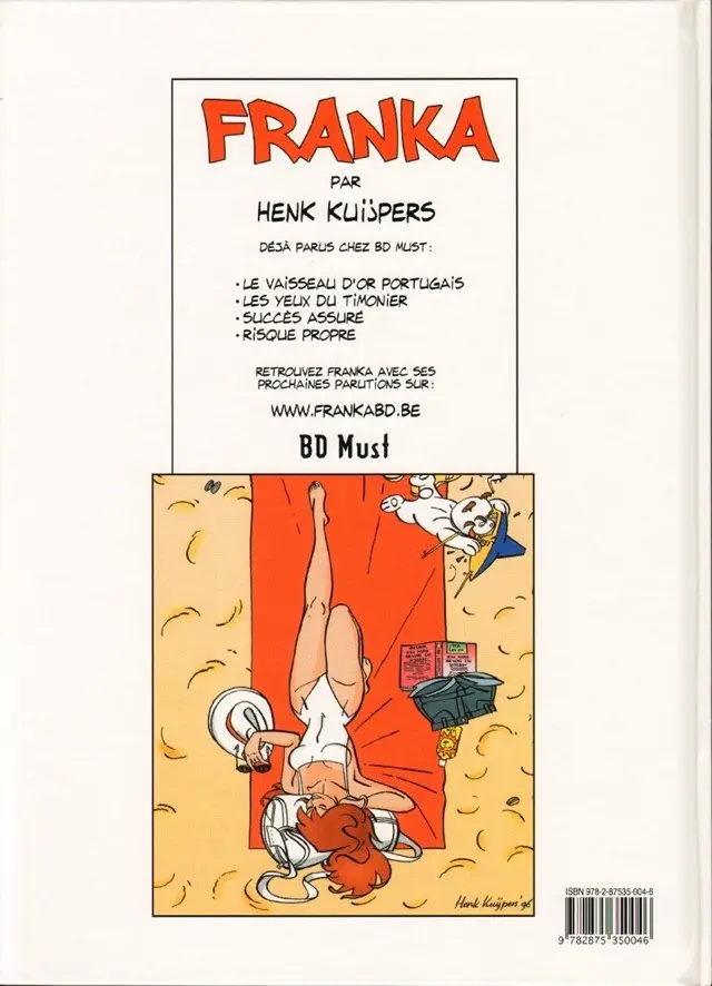 Verso de l'album Franka BD Must Tome 14 Le Vaisseau d'or portugais