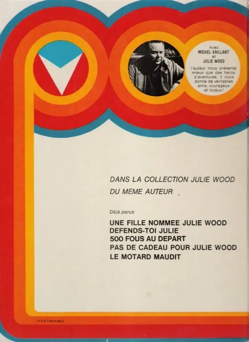 Verso de l'album Michel Vaillant Tome 33 La silhouette en colère