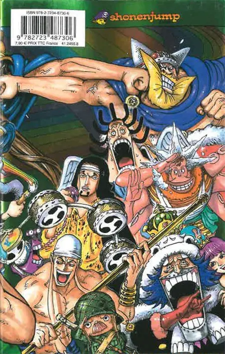 Verso de l'album One Piece Green - Secret pieces