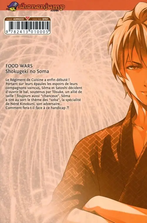 Verso de l'album Food Wars ! 25