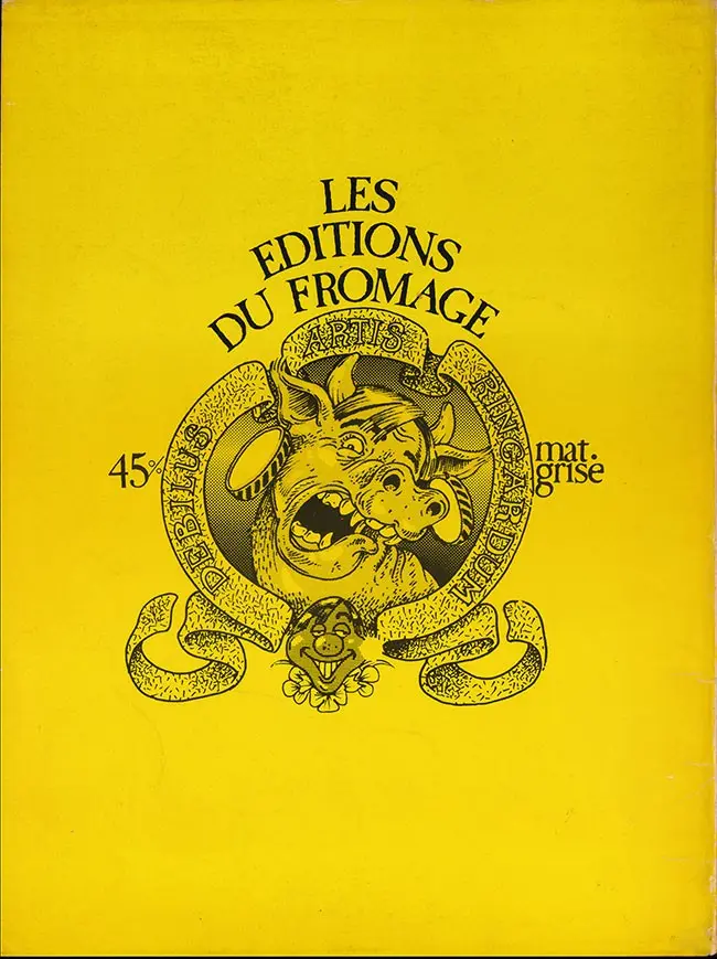 Verso de l'album Bernard Lermite Tome 1