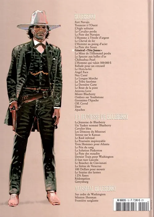Verso de l'album Blueberry La Collection Tome 10 Général