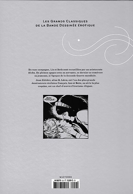 Verso de l'album Les Grands Classiques de la Bande Dessinée Érotique - La Collection Tome 59 Liz et Beth - Tome 4