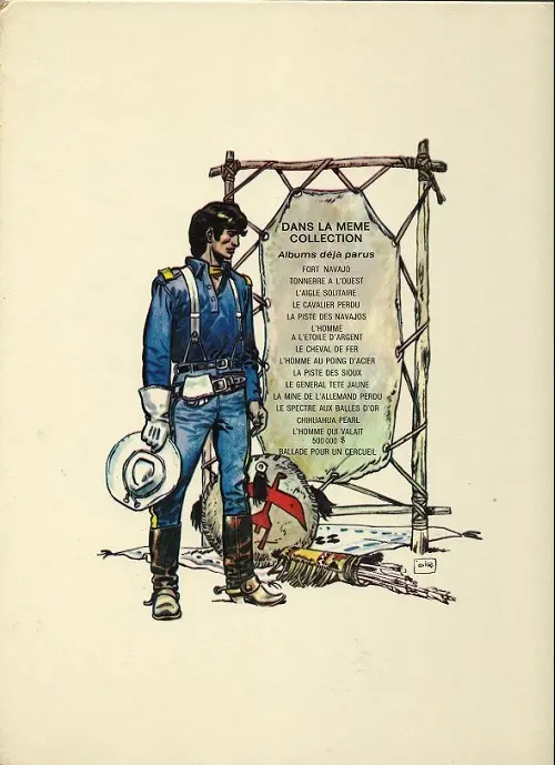 Verso de l'album Blueberry Tome 12 Le spectre aux balles d'or