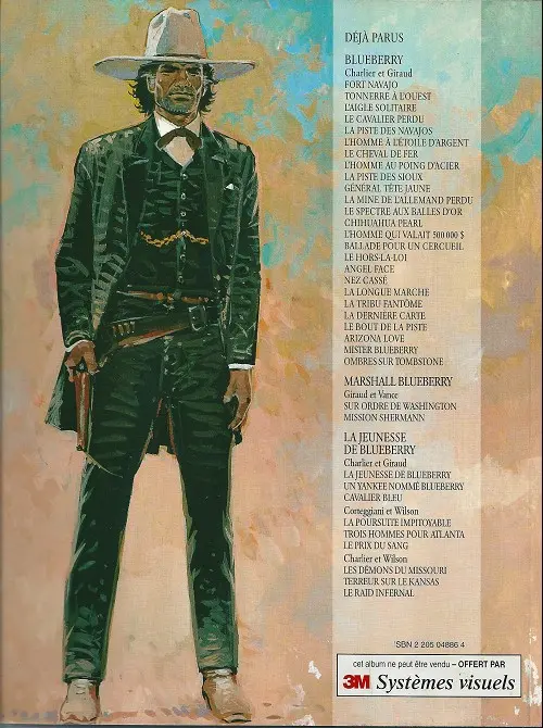 Verso de l'album Blueberry Tome 17 Angel Face