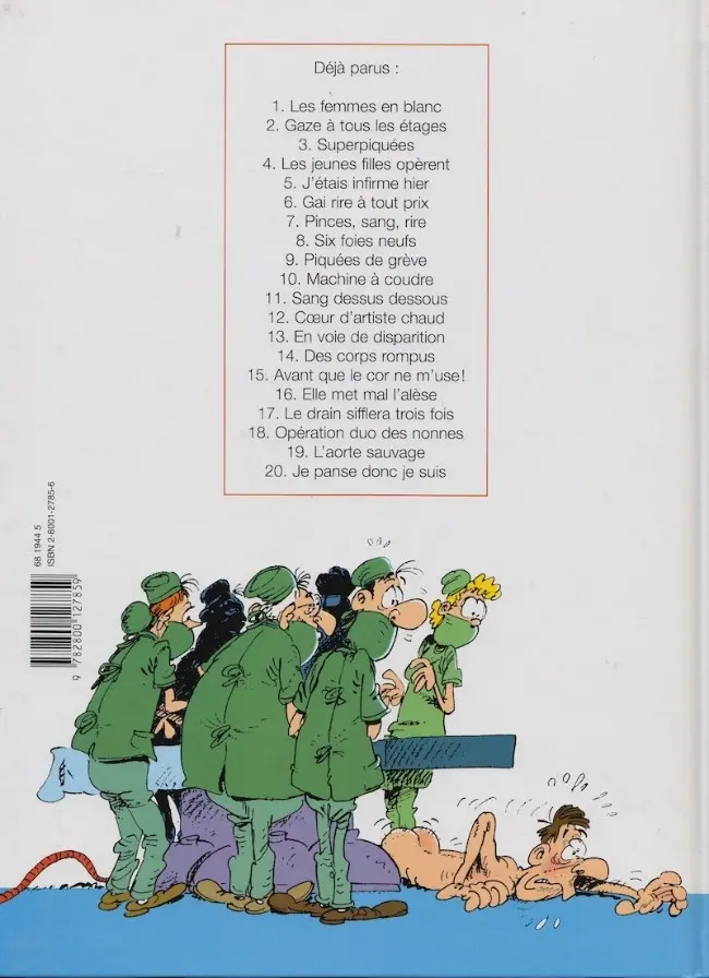 Verso de l'album Les Femmes en Blanc Tome 19 L'aorte sauvage