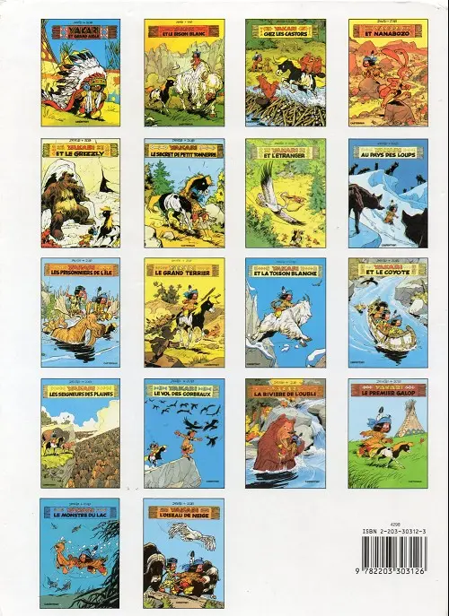 Verso de l'album Yakari Tome 12 Yakari et le coyote