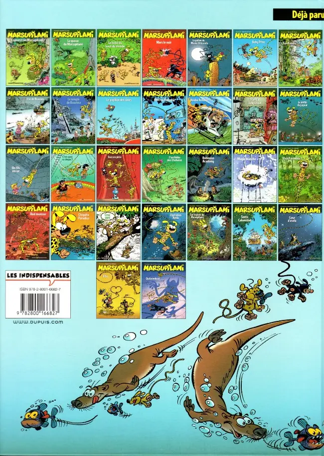 Verso de l'album Marsupilami Tome 21 Red monster