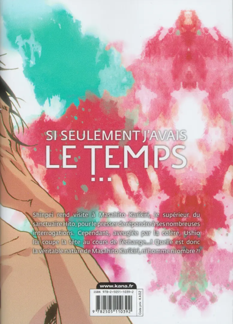Verso de l'album Time Shadows 10
