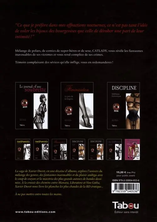 Verso de l'album Catlady Dans la chaleur de la nuit