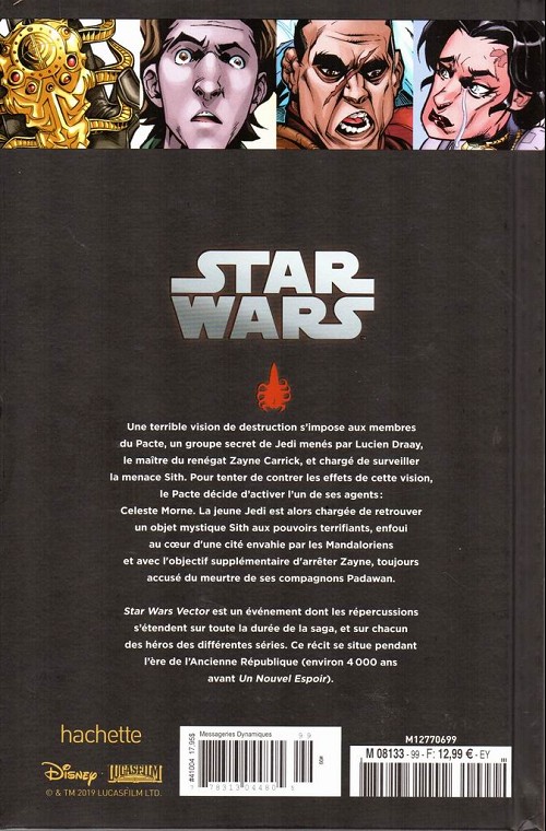 Verso de l'album Star Wars - Légendes - La Collection Tome 99 Star Wars Vector - Tome 1