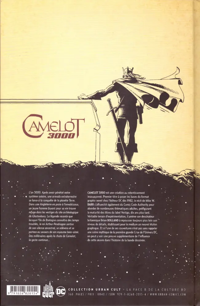 Verso de l'album Camelot 3000