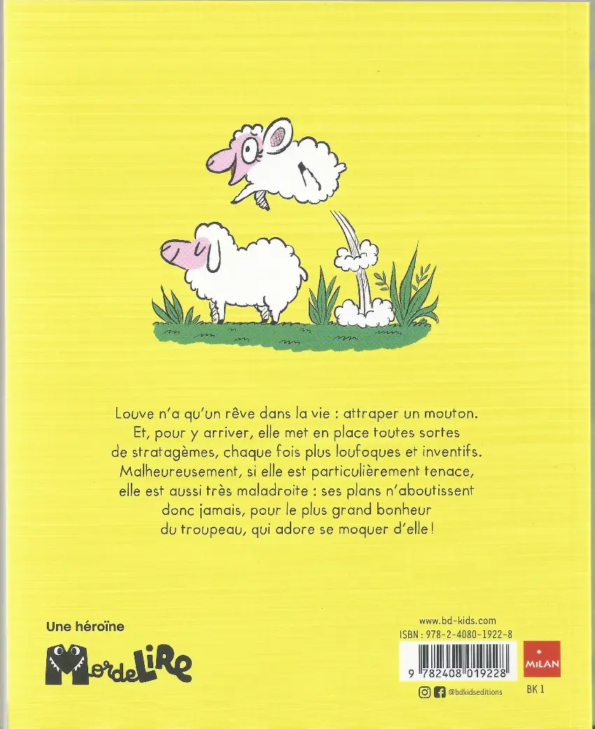 Verso de l'album Louve y es-tu ? Tome 1 Une faim de louve