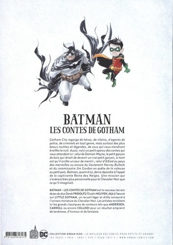 Verso de l'album Batman : Les Contes de Gotham