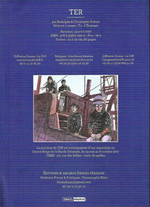 Verso de l'album Ter Tome 1 L'étranger
