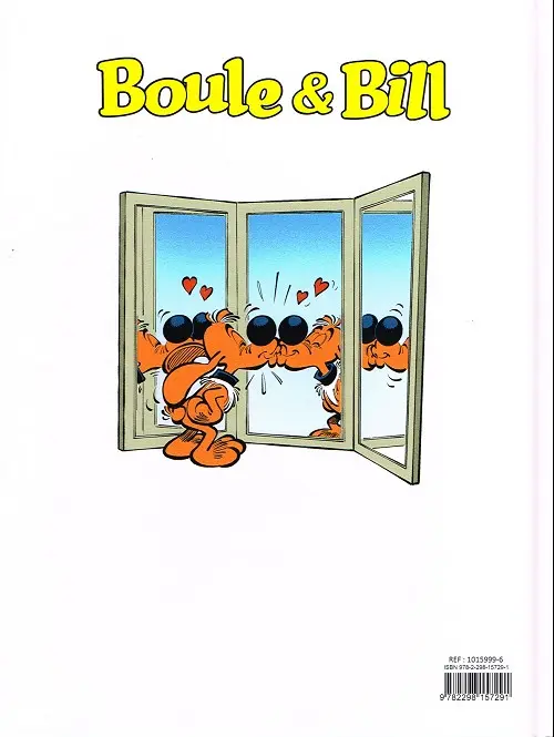 Verso de l'album Boule & Bill Tome 40 Bill à facettes