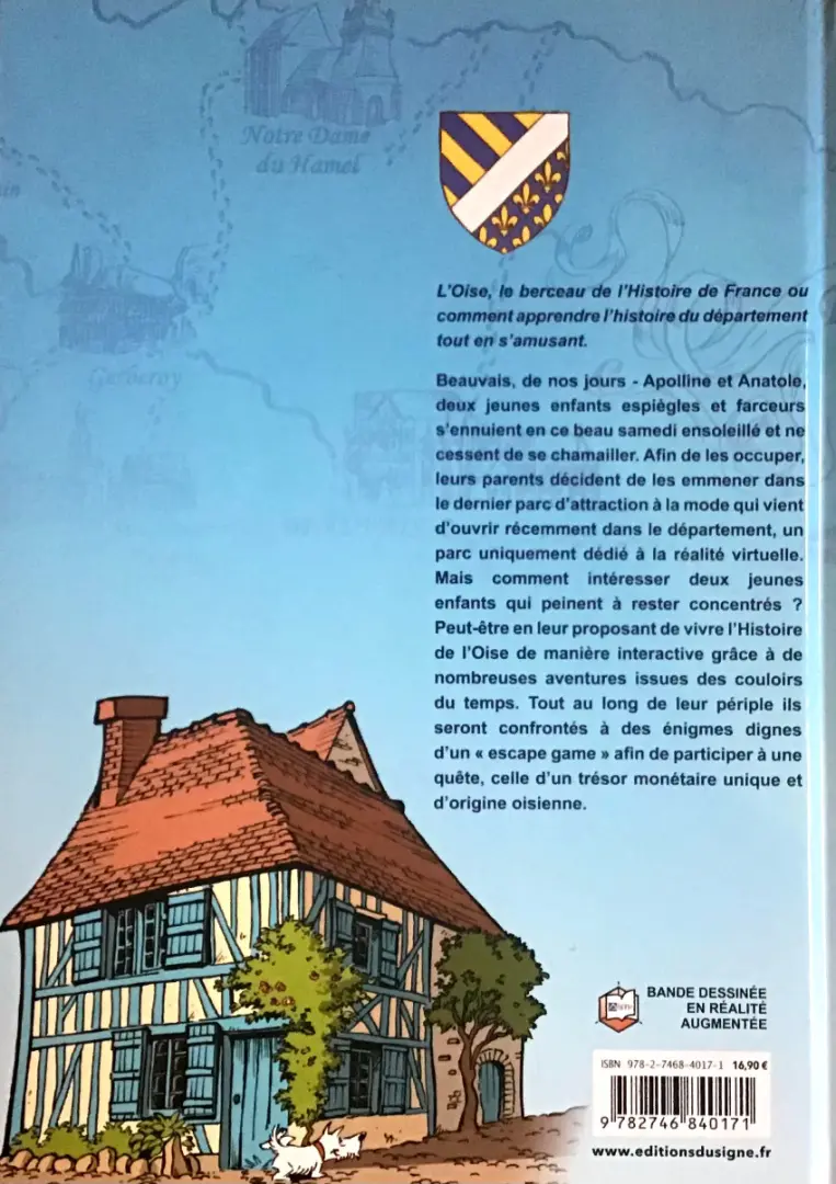 Verso de l'album L'Oise Une terre d'Histoire