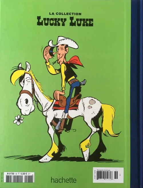 Verso de l'album Lucky Luke La collection Tome 36 7 histoires de lucky luke