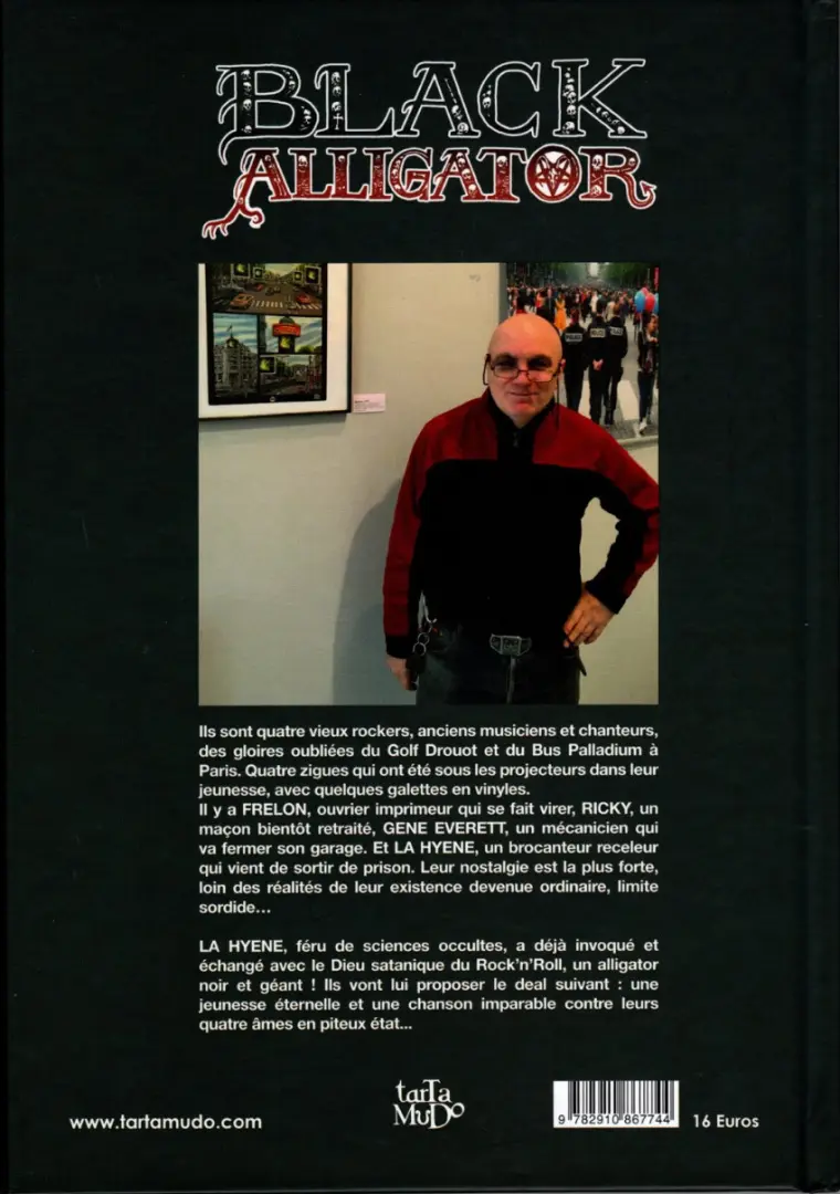 Verso de l'album Black Alligator