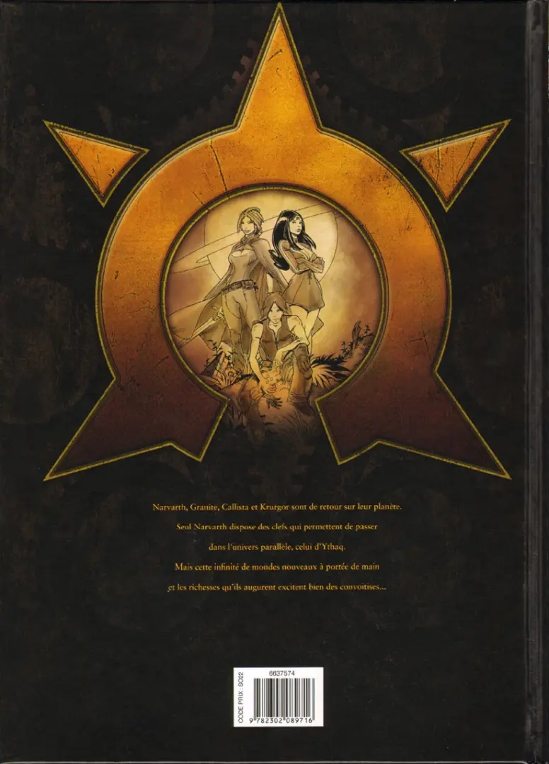 Verso de l'album Les Naufragés d'Ythaq Tome 17 La Grotte des faces