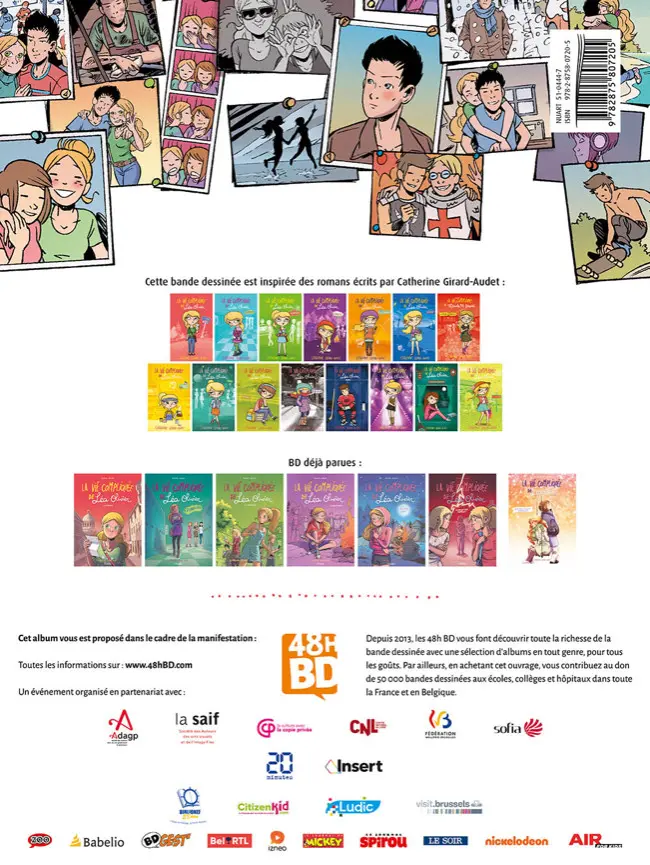 Verso de l'album La Vie compliquée de Léa Olivier Tome 1 Perdue