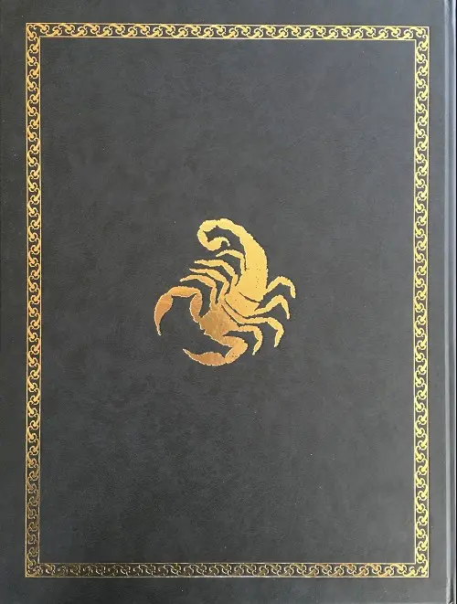 Verso de l'album Le Scorpion Tome XIII Le mauvais augure