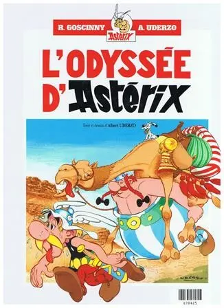 Verso de l'album Astérix Tomes 25 et 26 Le grand fossé / l'odyssée d'astérix