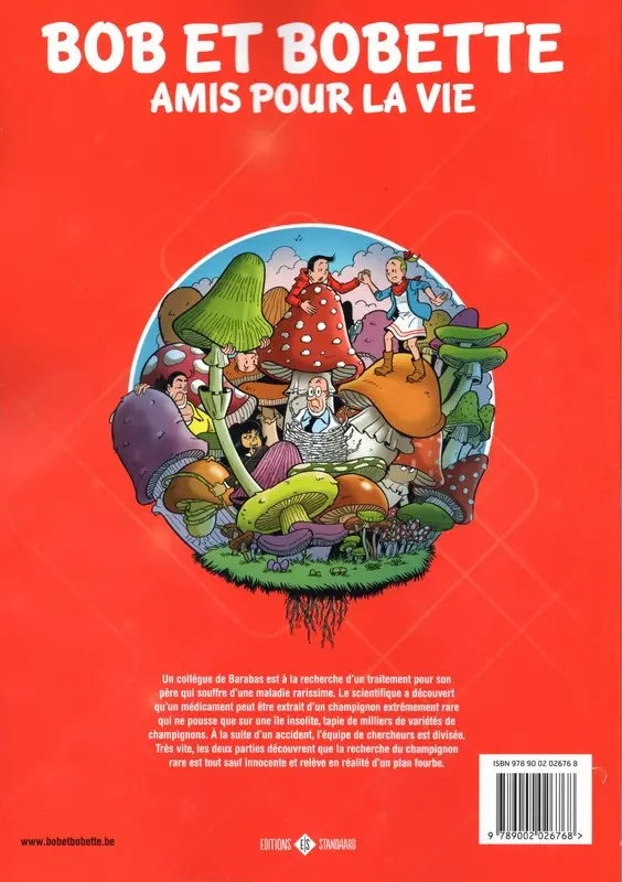 Verso de l'album Bob et Bobette Tome 365 Le Bolet Boudeur