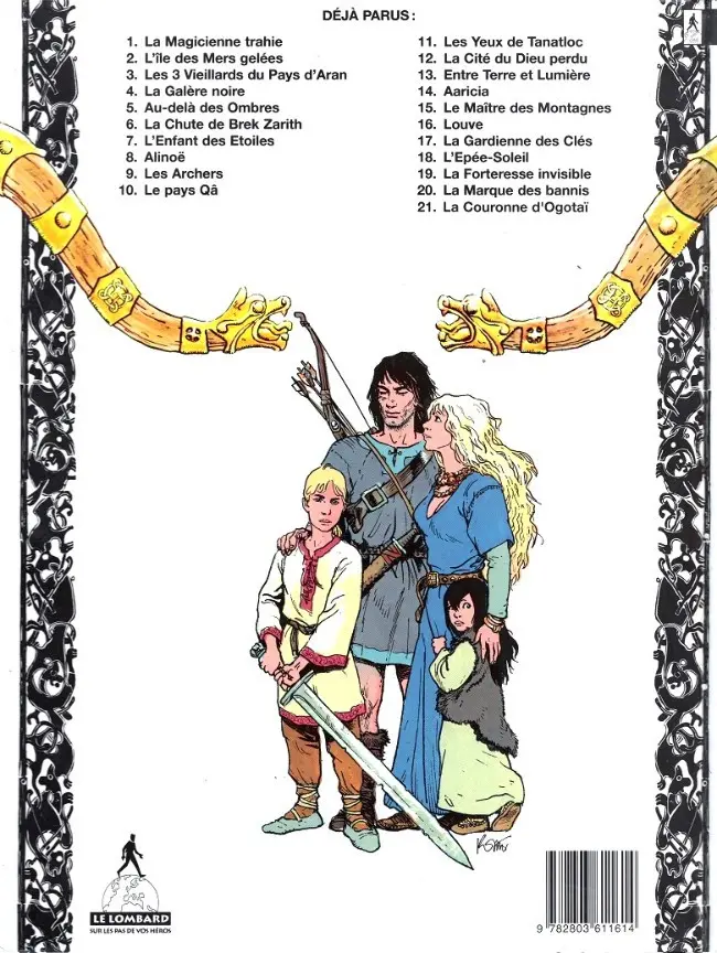 Verso de l'album Thorgal Tome 21 La couronne d'Ogotaï